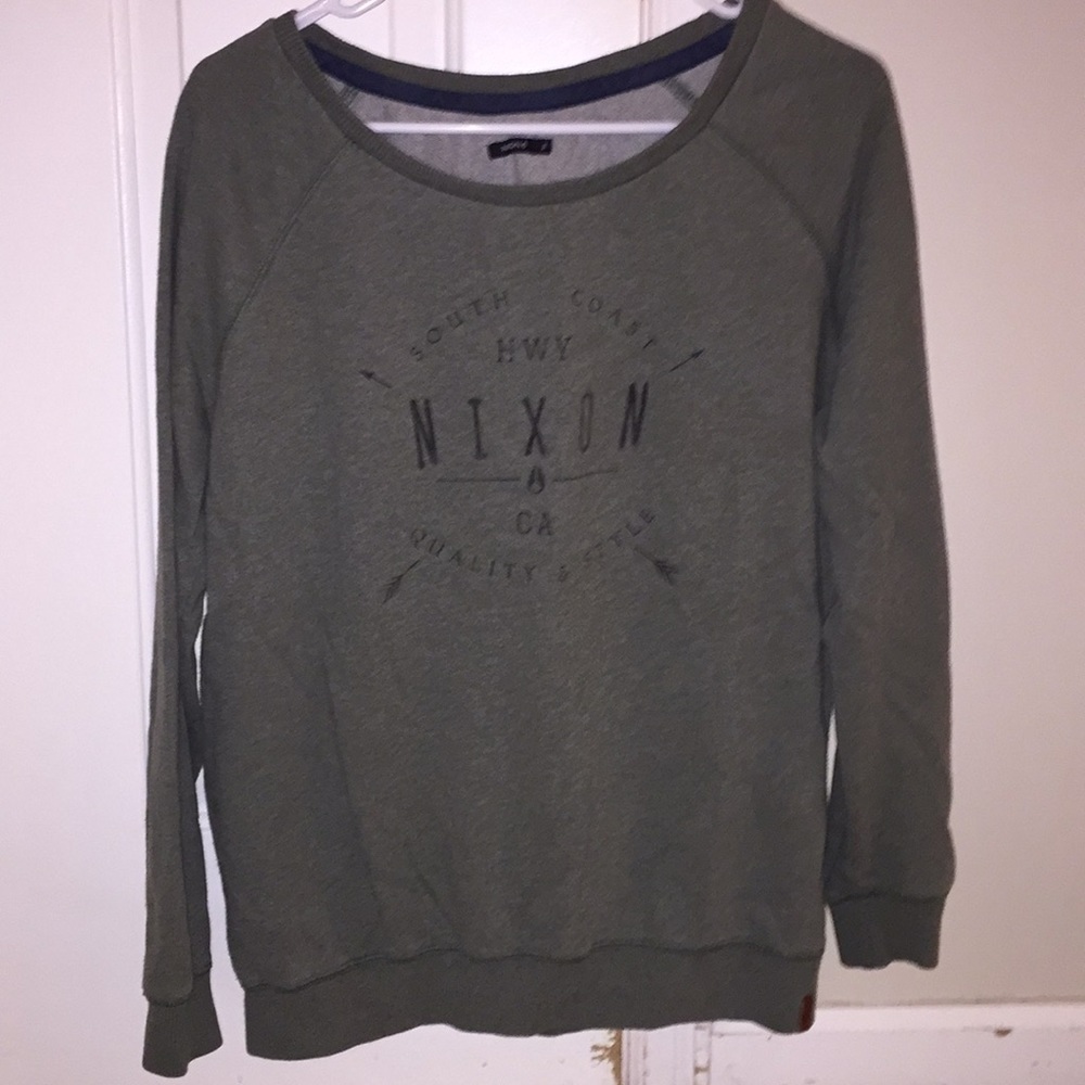 Green pullover hoodie